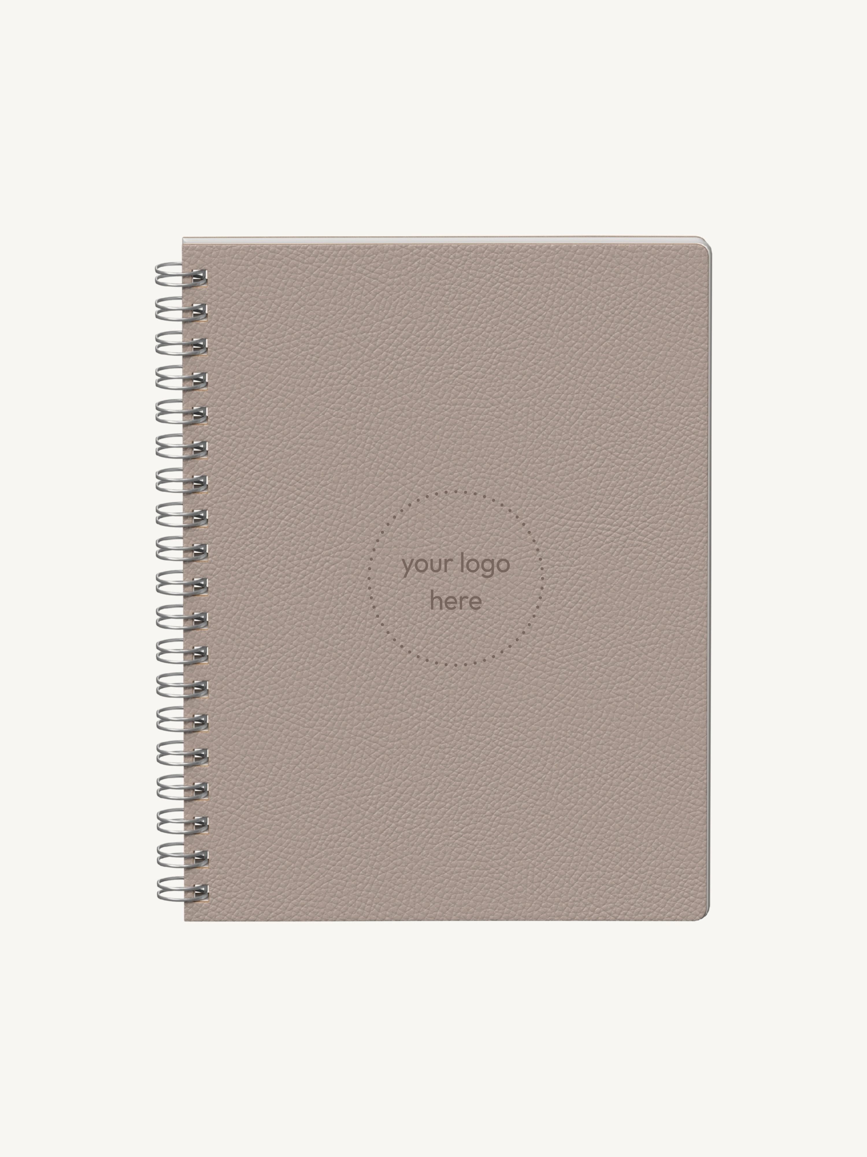Pebbled Soft Cover Spiral Journal